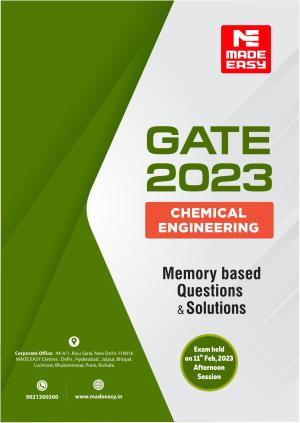 GATE 2023 Chemical Engineering (CH) Question Paper (Made Easy)