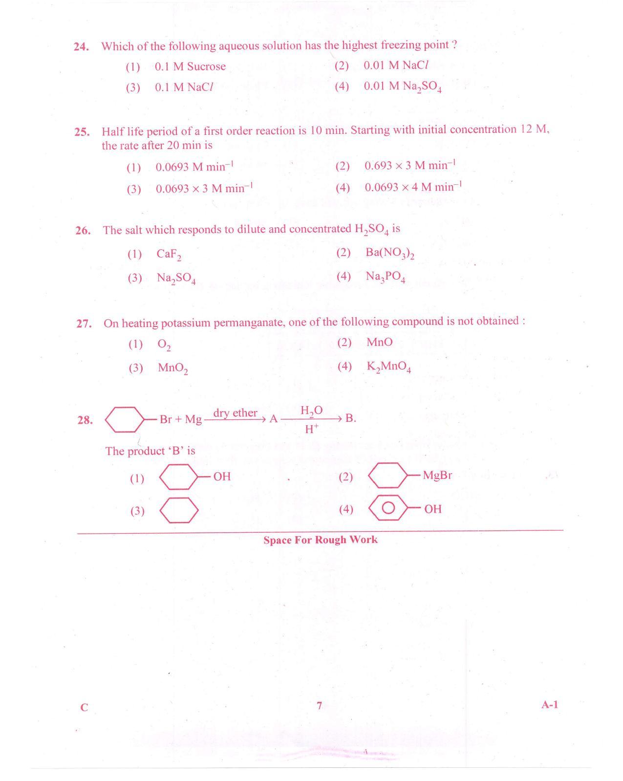 KCET Chemistry 2015 Question Papers - Page 7