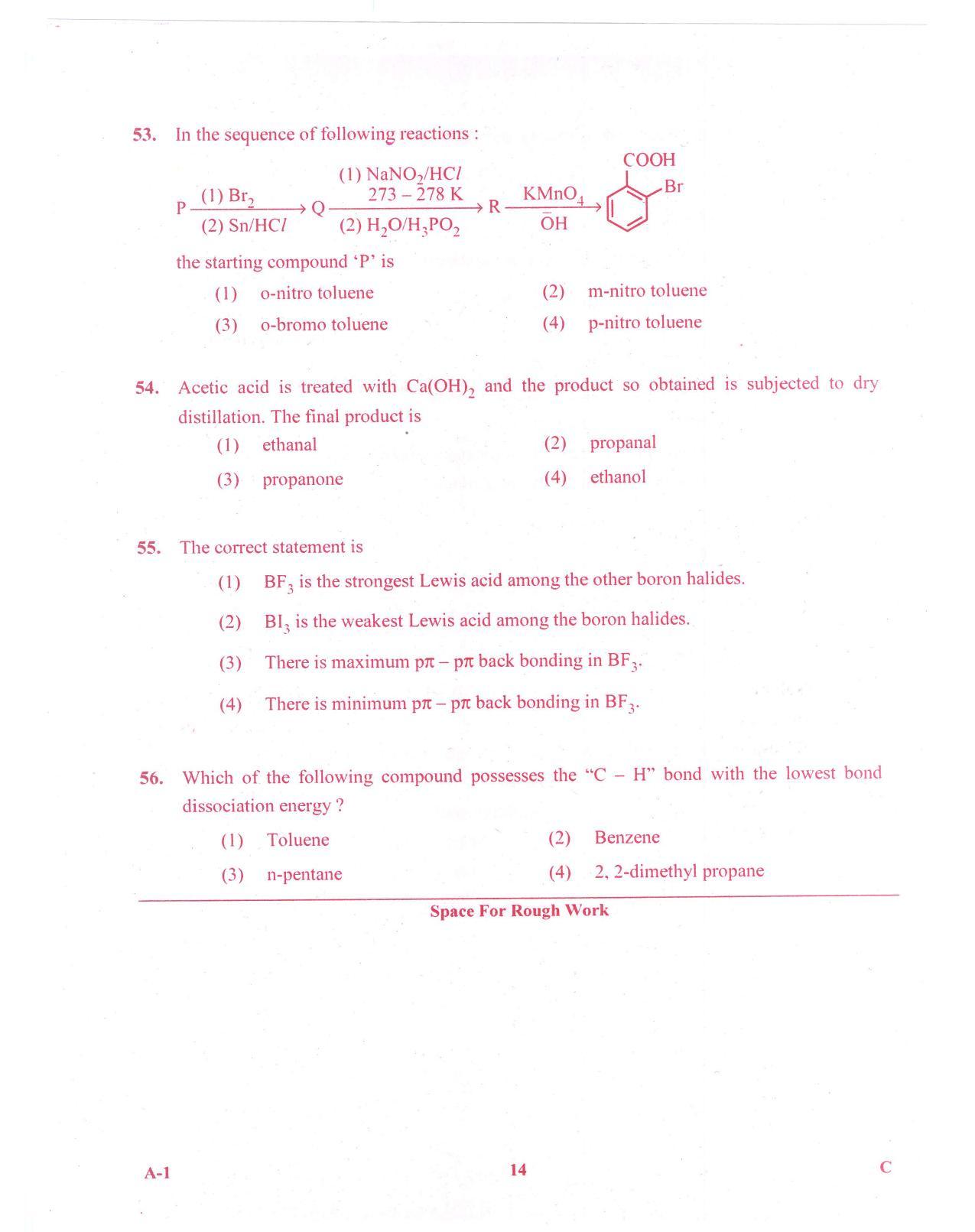 KCET Chemistry 2015 Question Papers - Page 14