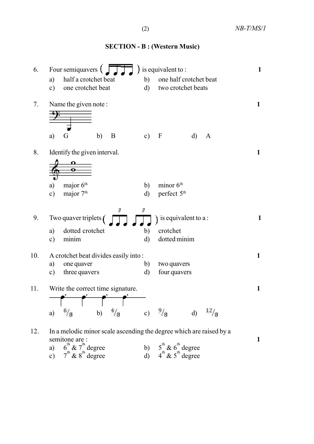Nagaland Board NBSE Class 10 /  HSLC 2023 Question Paper (All Subjects) - Page 63