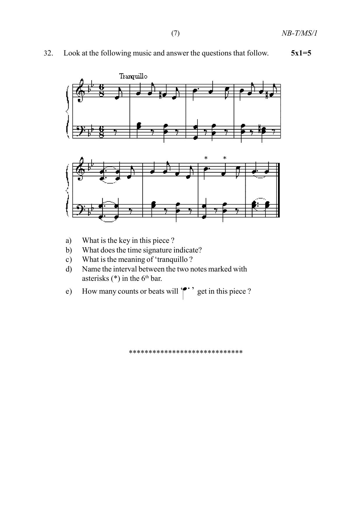 Nagaland Board NBSE Class 10 /  HSLC 2023 Question Paper (All Subjects) - Page 68