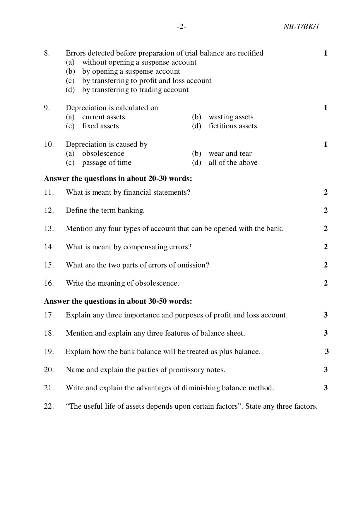 Nagaland Board NBSE Class 10 /  HSLC 2023 Question Paper (All Subjects) - Page 73