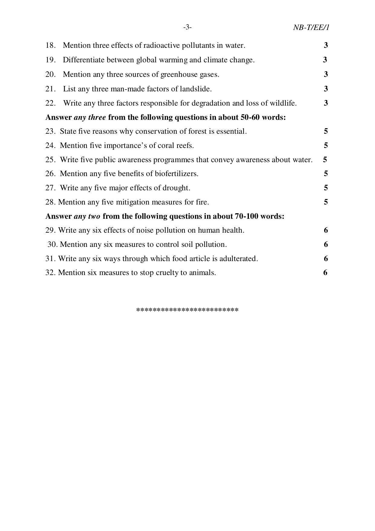 Nagaland Board NBSE Class 10 /  HSLC 2023 Question Paper (All Subjects) - Page 78