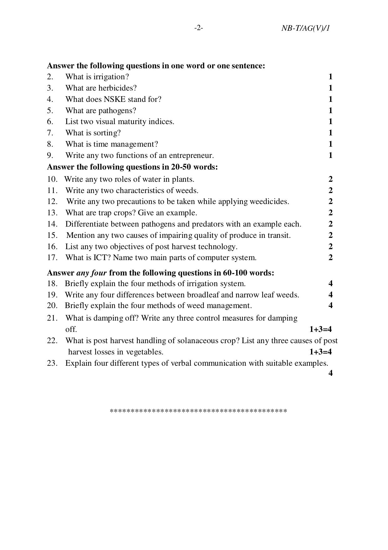 Nagaland Board NBSE Class 10 /  HSLC 2023 Question Paper (All Subjects) - Page 92