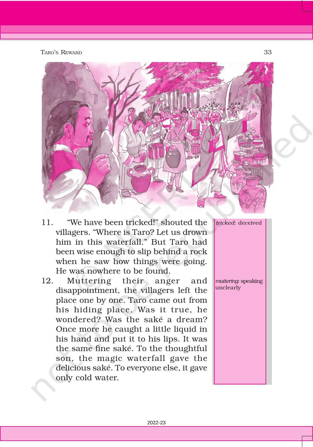NCERT Book for Class 6 English(Honeysuckle) : Chapter 3-Taro’s Reward - Page 5