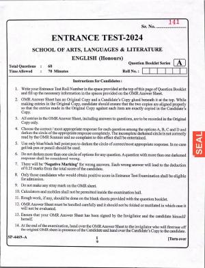 KUET 2024 M.A. English Honors Question Paper