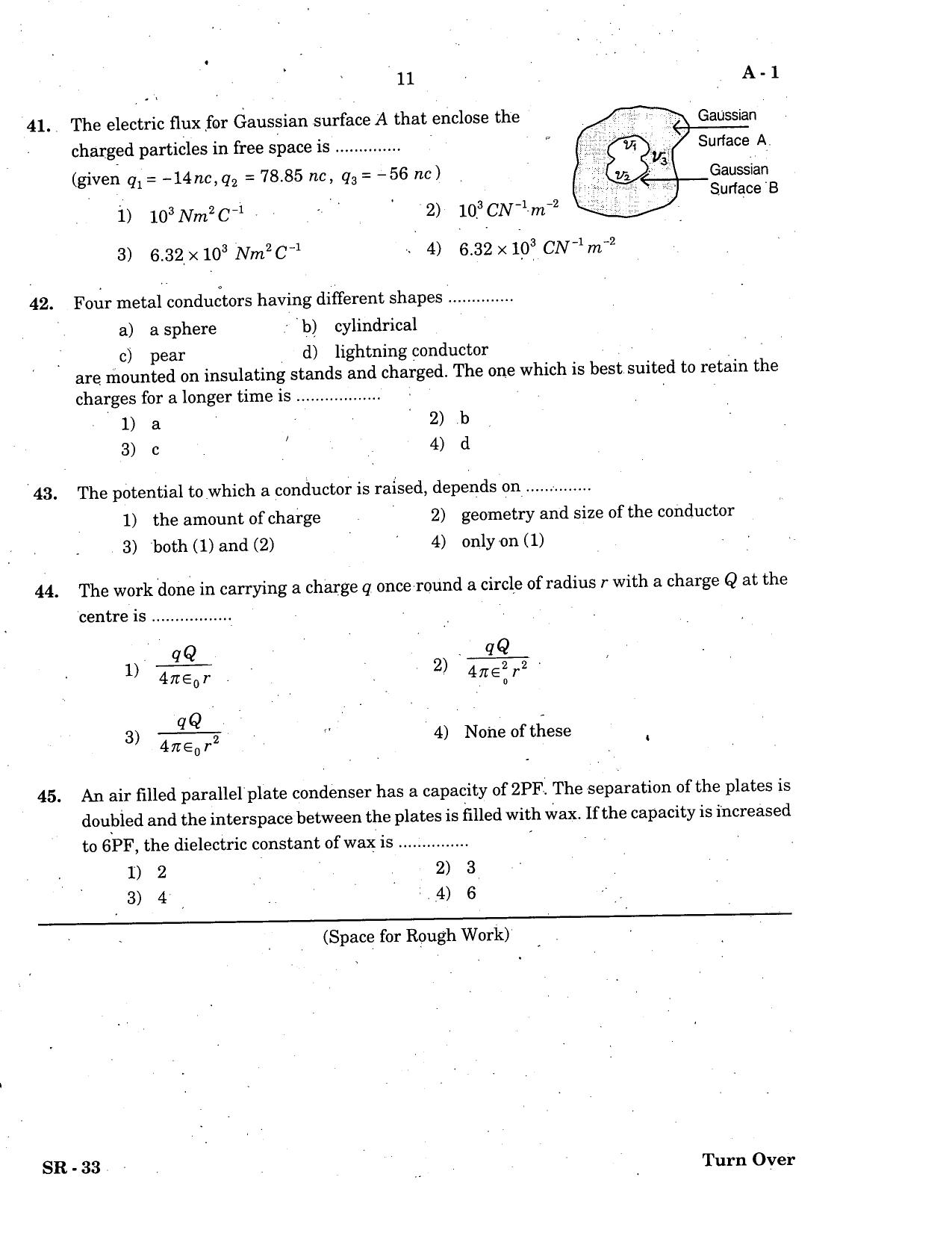 KCET Physics 2005 Question Papers - Page 11