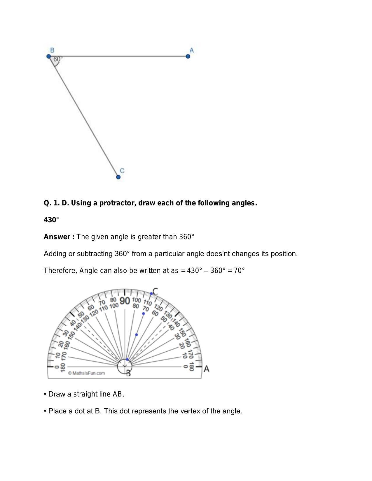 Chapter 14: Measurement of Angles: RS Aggarwal Class 11 Solutions  - Page 4