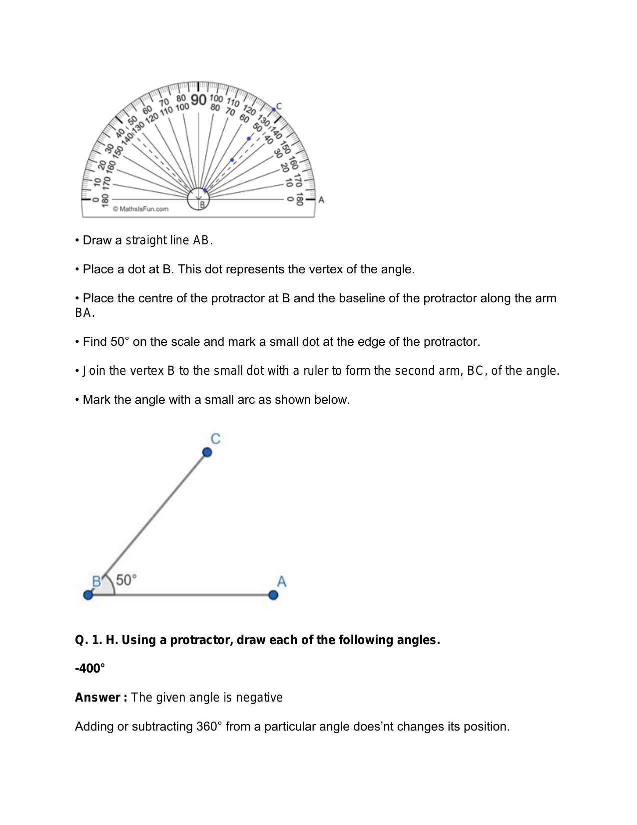 Chapter 14: Measurement of Angles: RS Aggarwal Class 11 Solutions  - Page 8