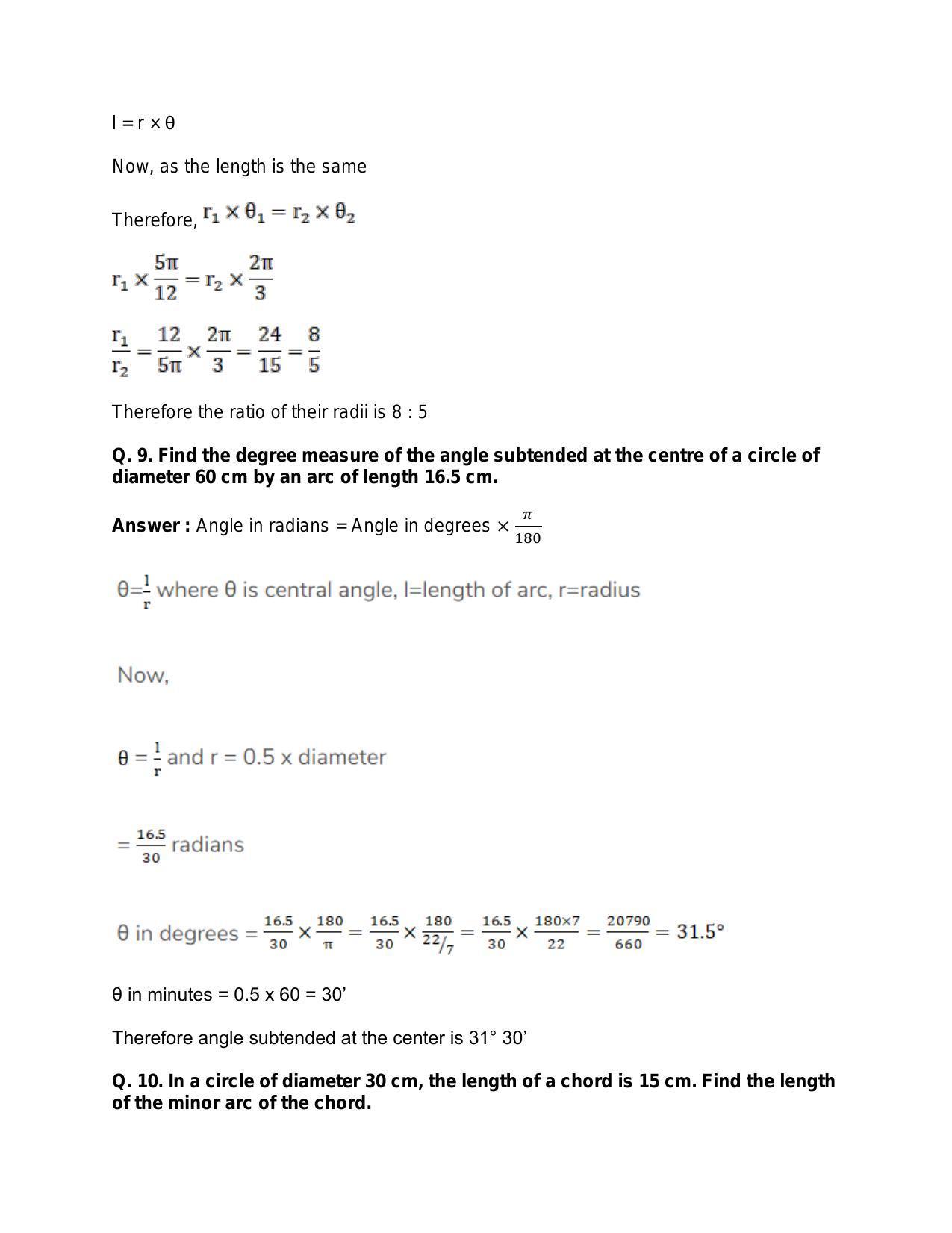Chapter 14: Measurement of Angles: RS Aggarwal Class 11 Solutions  - Page 16