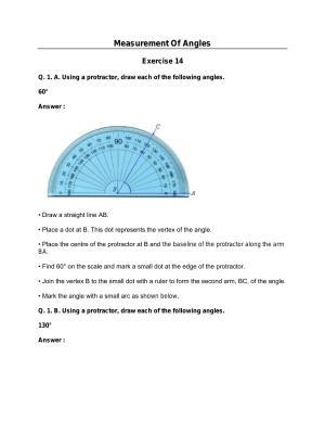 Chapter 14: Measurement of Angles: RS Aggarwal Class 11 Solutions 