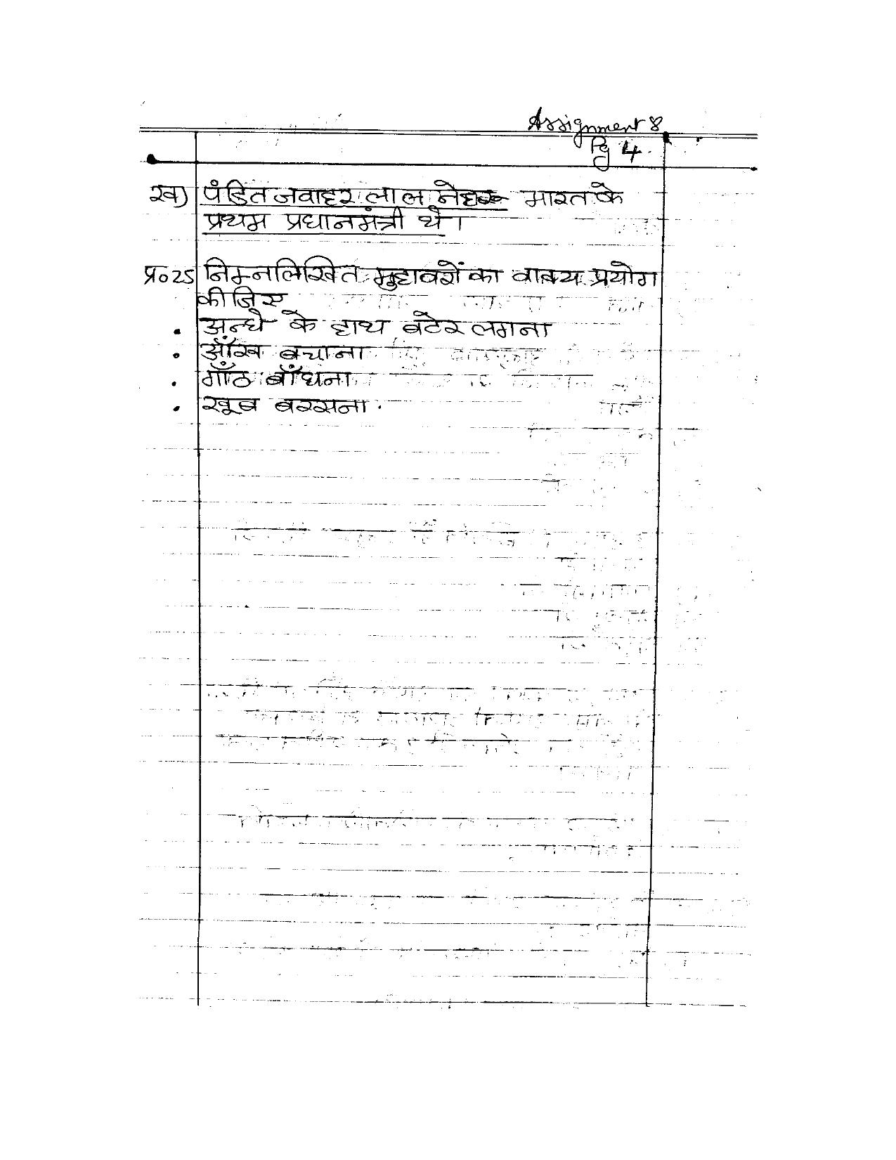 CBSE Worksheets for Class 10 Hindi Assignment 8 - Page 4