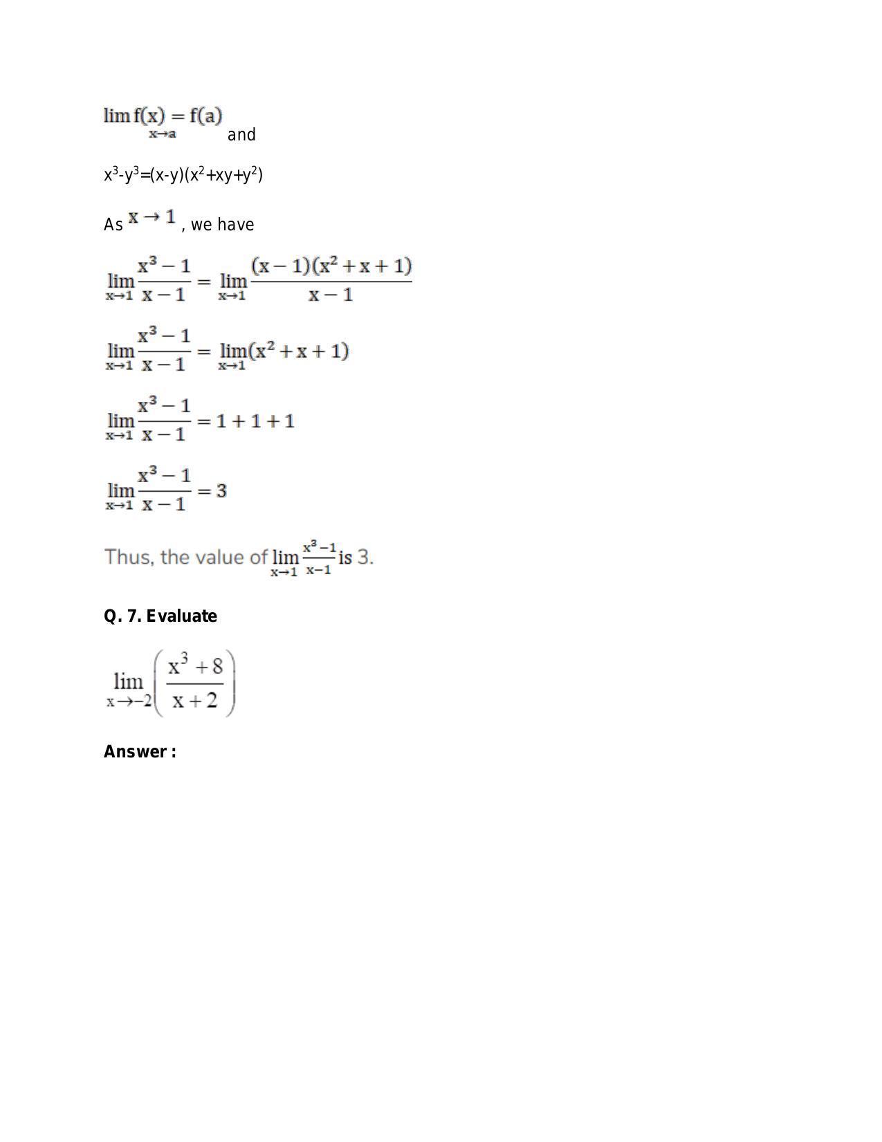 Chapter 27: Limits: RS Aggarwal Class 11 Solutions  - Page 5