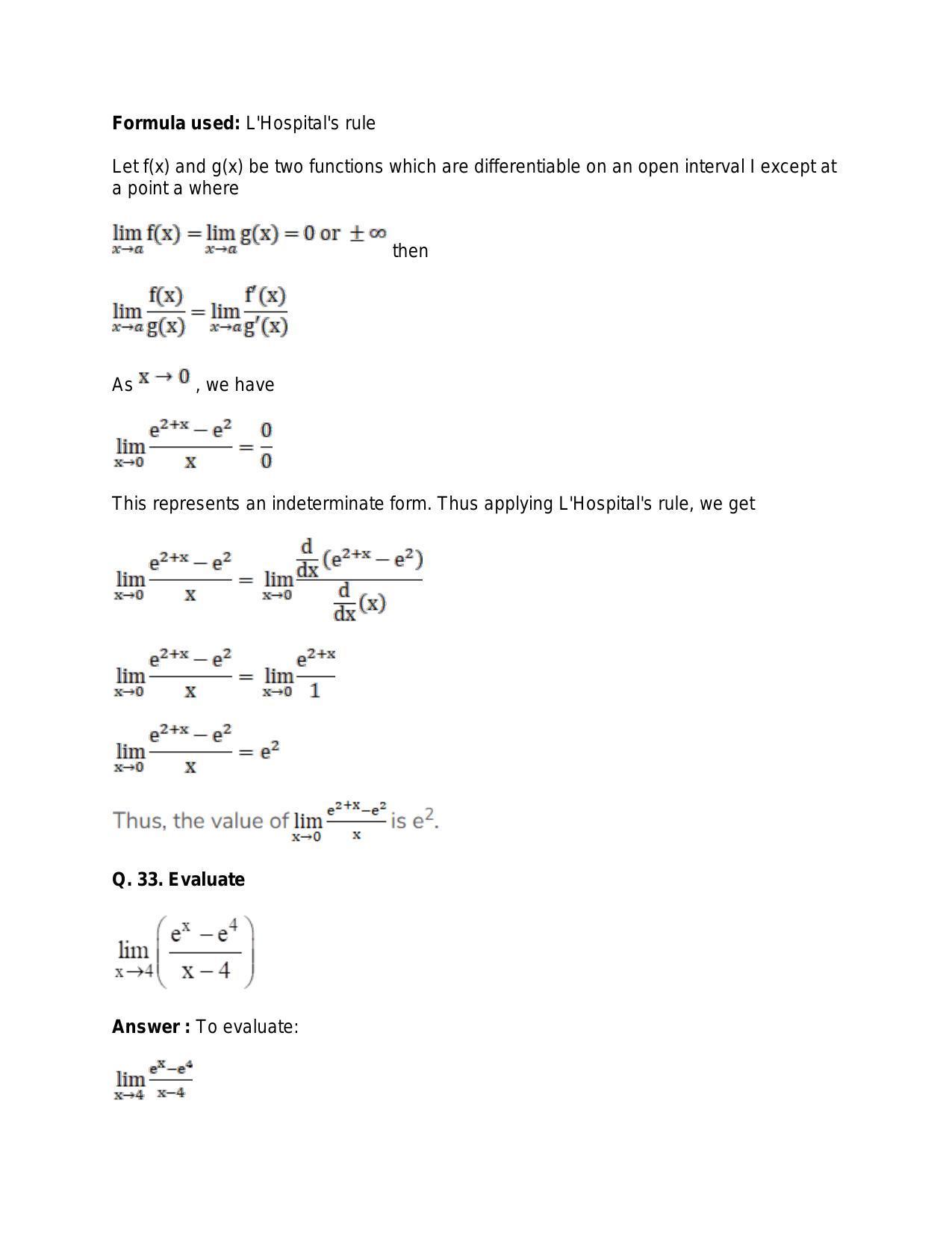 Chapter 27: Limits: RS Aggarwal Class 11 Solutions  - Page 31