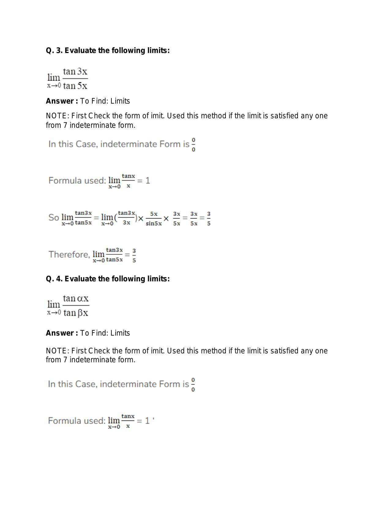 Chapter 27: Limits: RS Aggarwal Class 11 Solutions  - Page 42