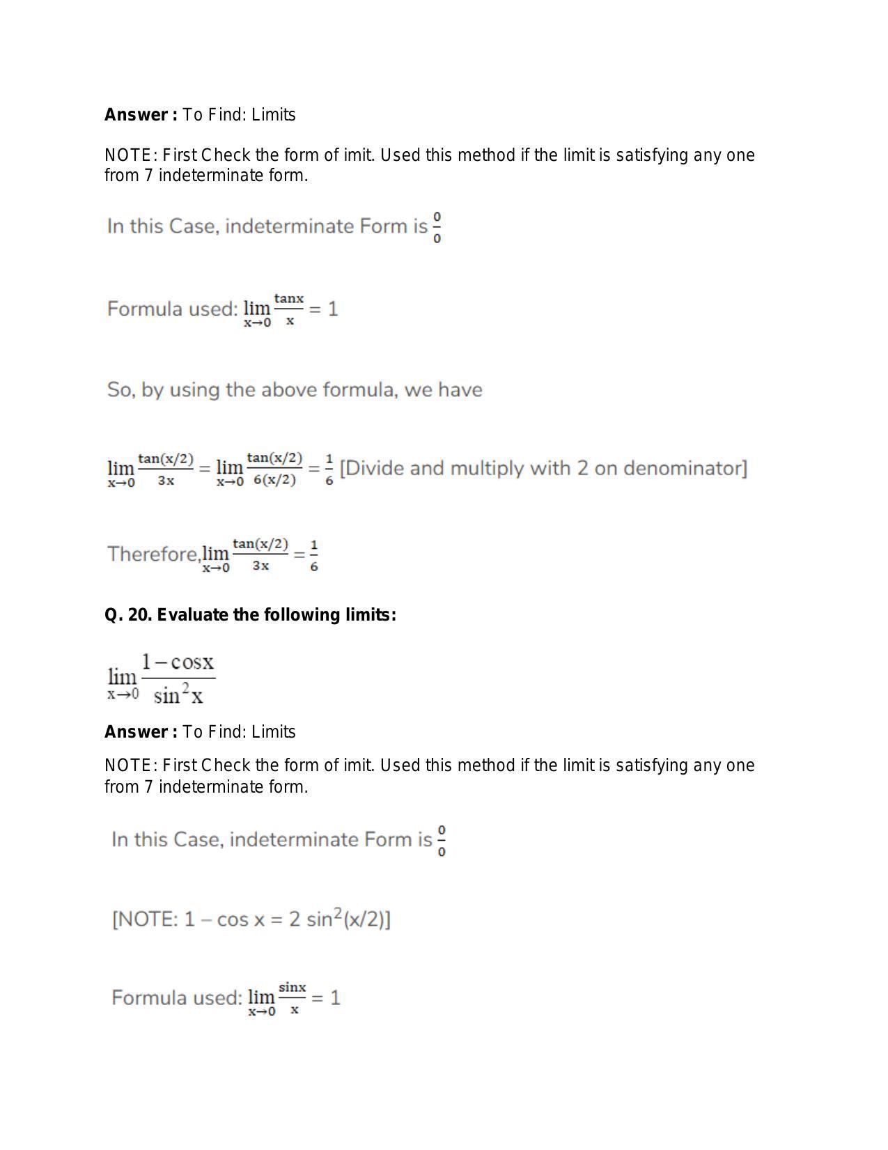 Chapter 27: Limits: RS Aggarwal Class 11 Solutions  - Page 53
