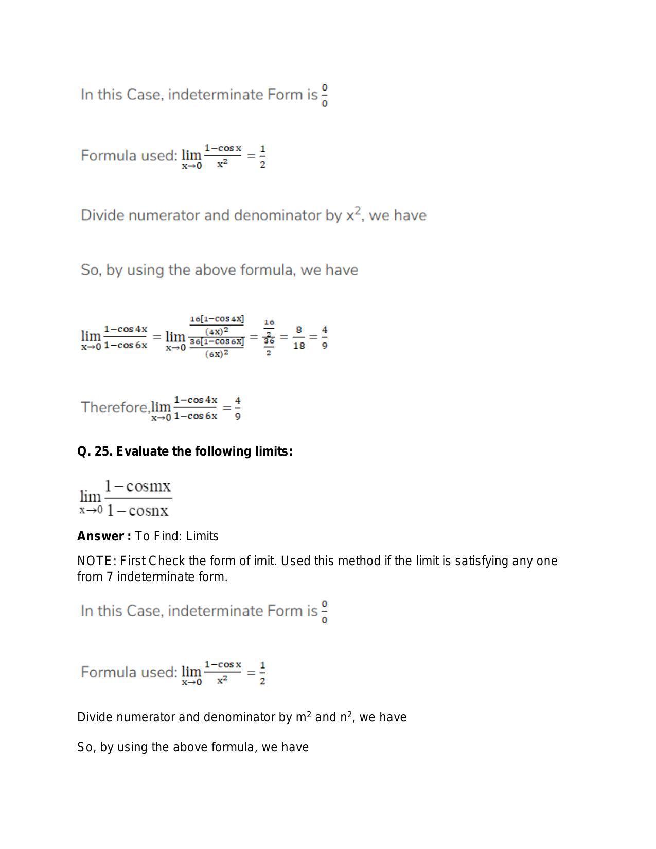 Chapter 27: Limits: RS Aggarwal Class 11 Solutions  - Page 57