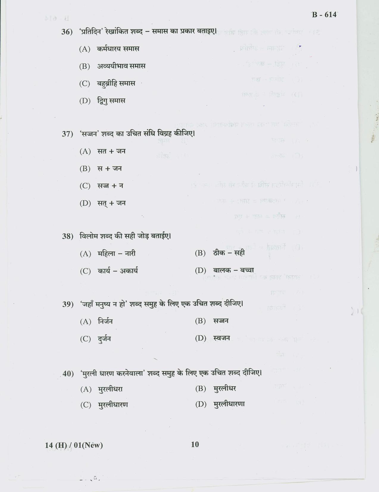 Gujarat Board Class 10th Question Paper 2018 - 14 (Hindi S.L)HINDI( 10th Guj MED) - Page 10