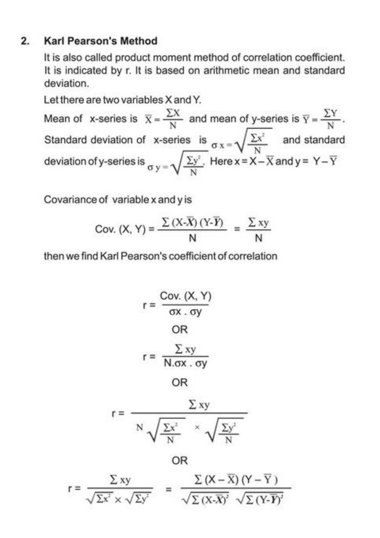 Class 11 Notes, Question & Practice Paper - Economics (Topic 2 (C) : Correlation) - Page 5