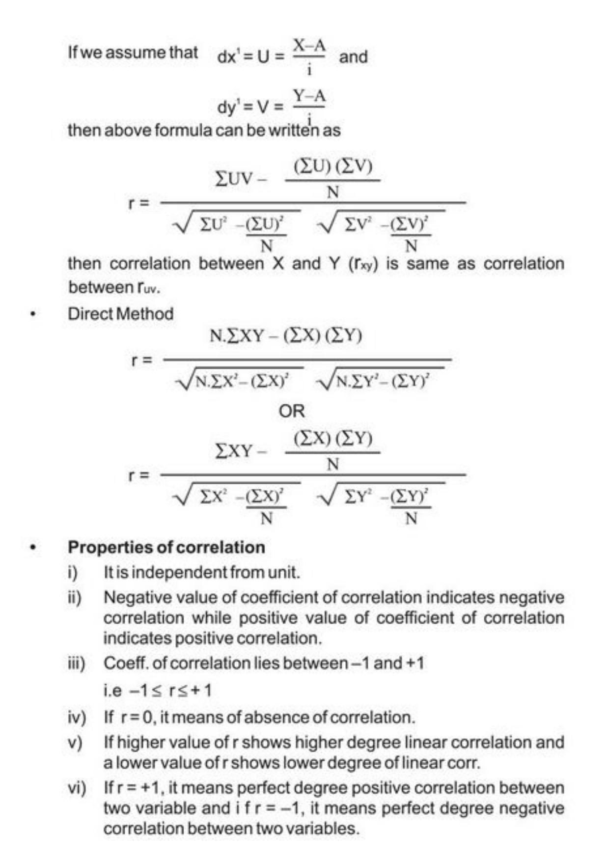 Class 11 Notes, Question & Practice Paper - Economics (Topic 2 (C) : Correlation) - Page 7