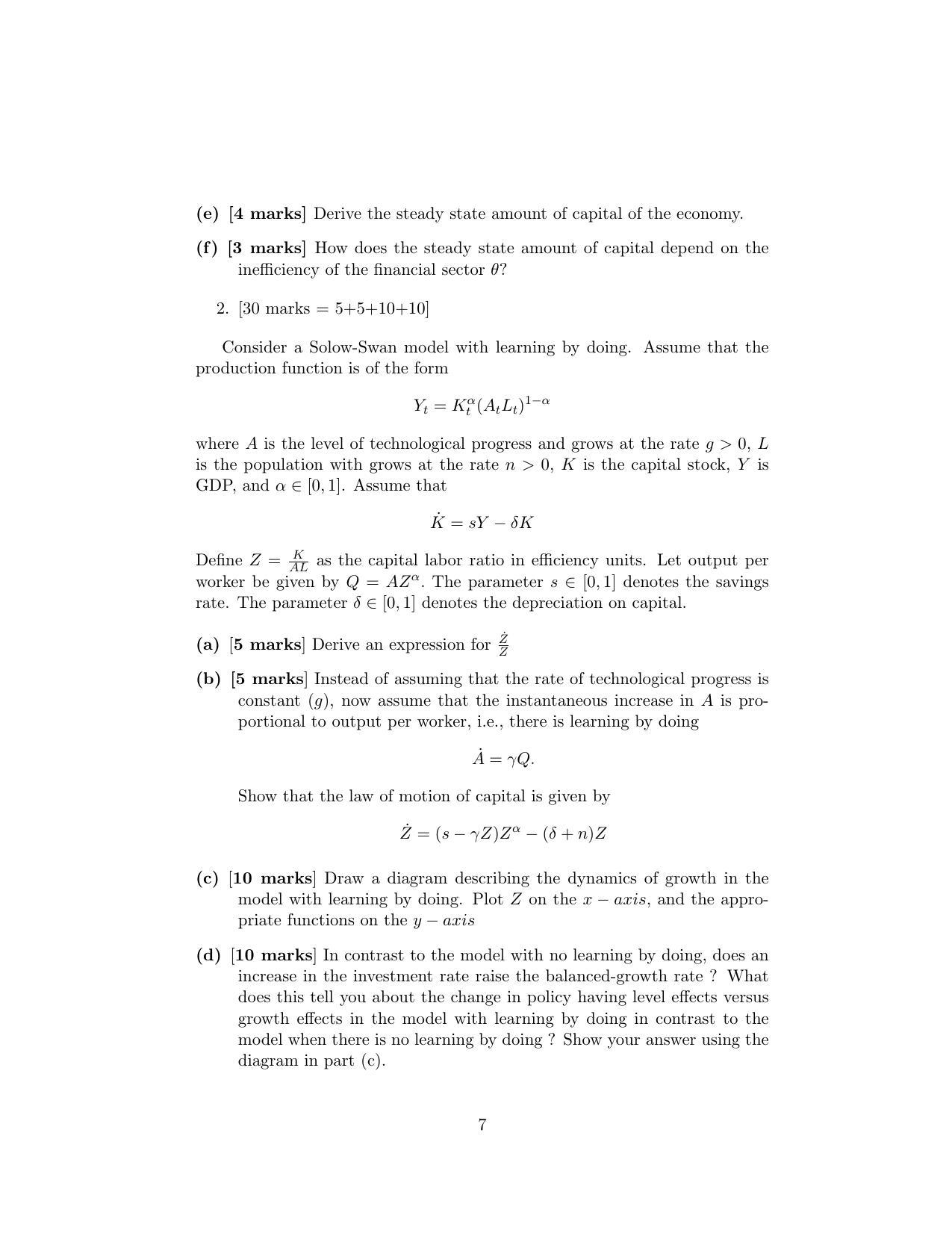 ISI Admission Test M.S.(QE) PEB 2020 Sample Paper - Page 7
