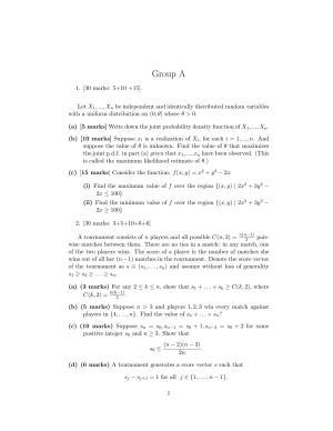 ISI Admission Test M.S.(QE) PEB 2020 Sample Paper