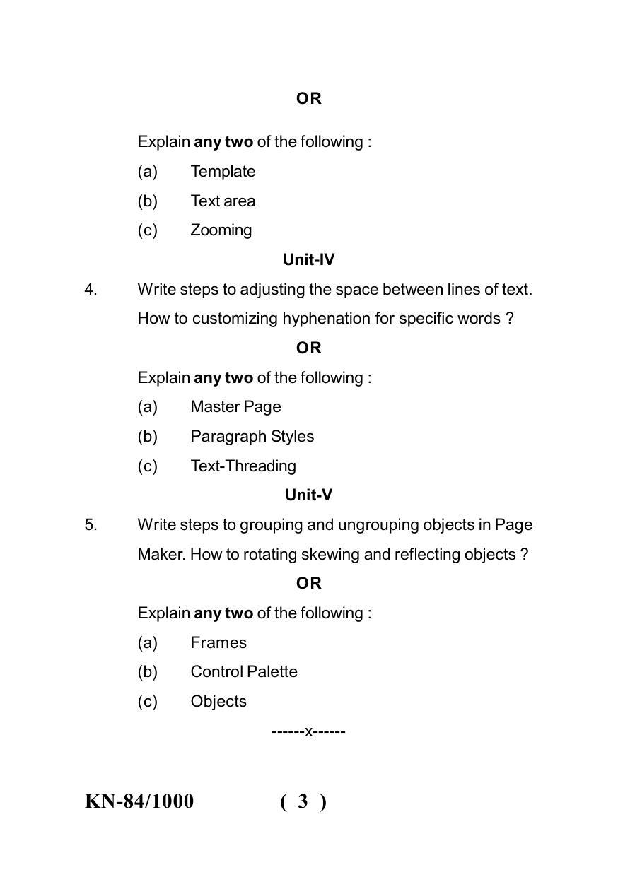 Sarguja University Question Paper - 2022 : B. Sc. Part Two (10+2+3) 3 Y DC Botany Paper II - Page 3