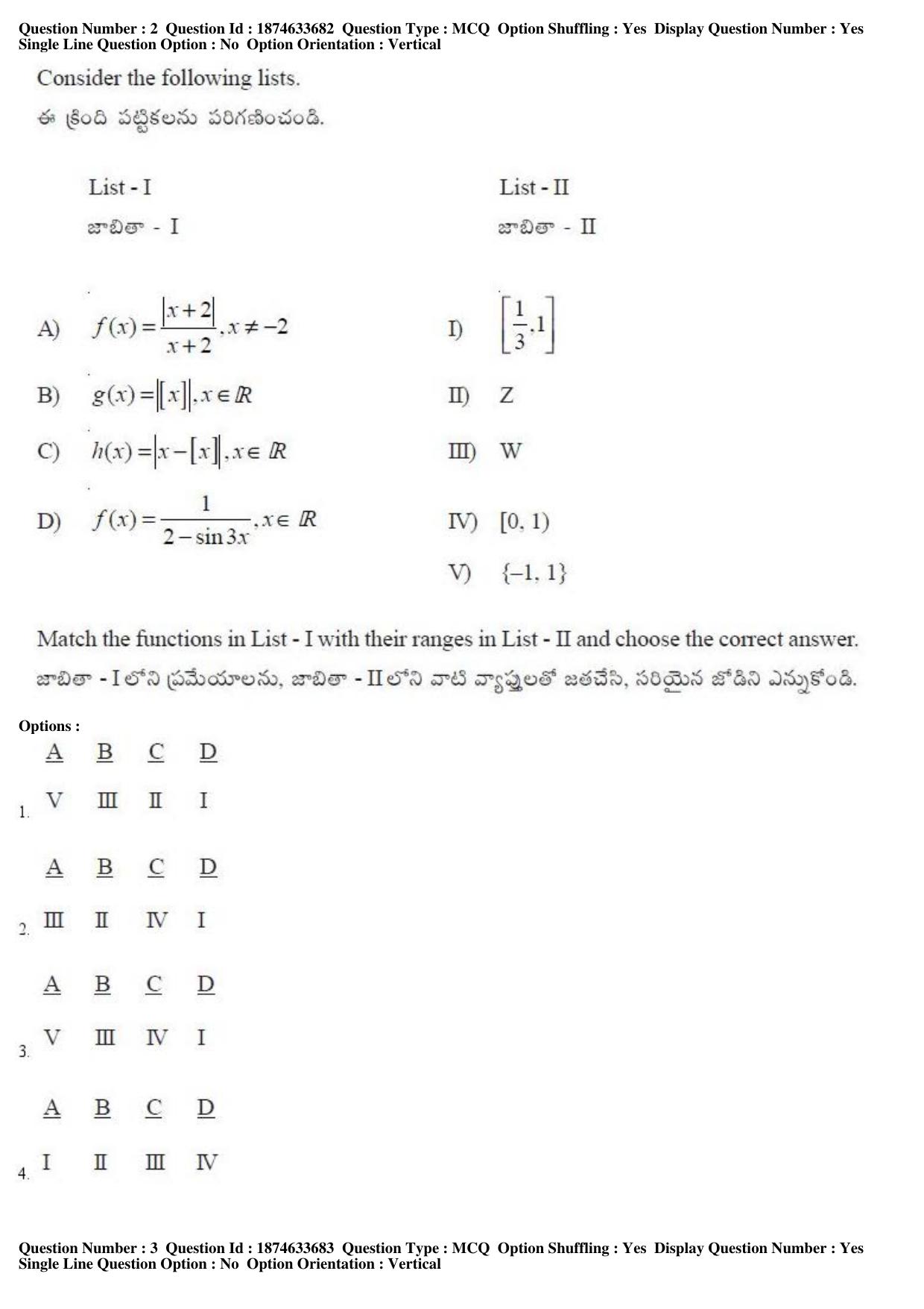 AP EAMCET 2019 Engineering Question Paper with Key (20 April 2019 Forenoon) - Page 2