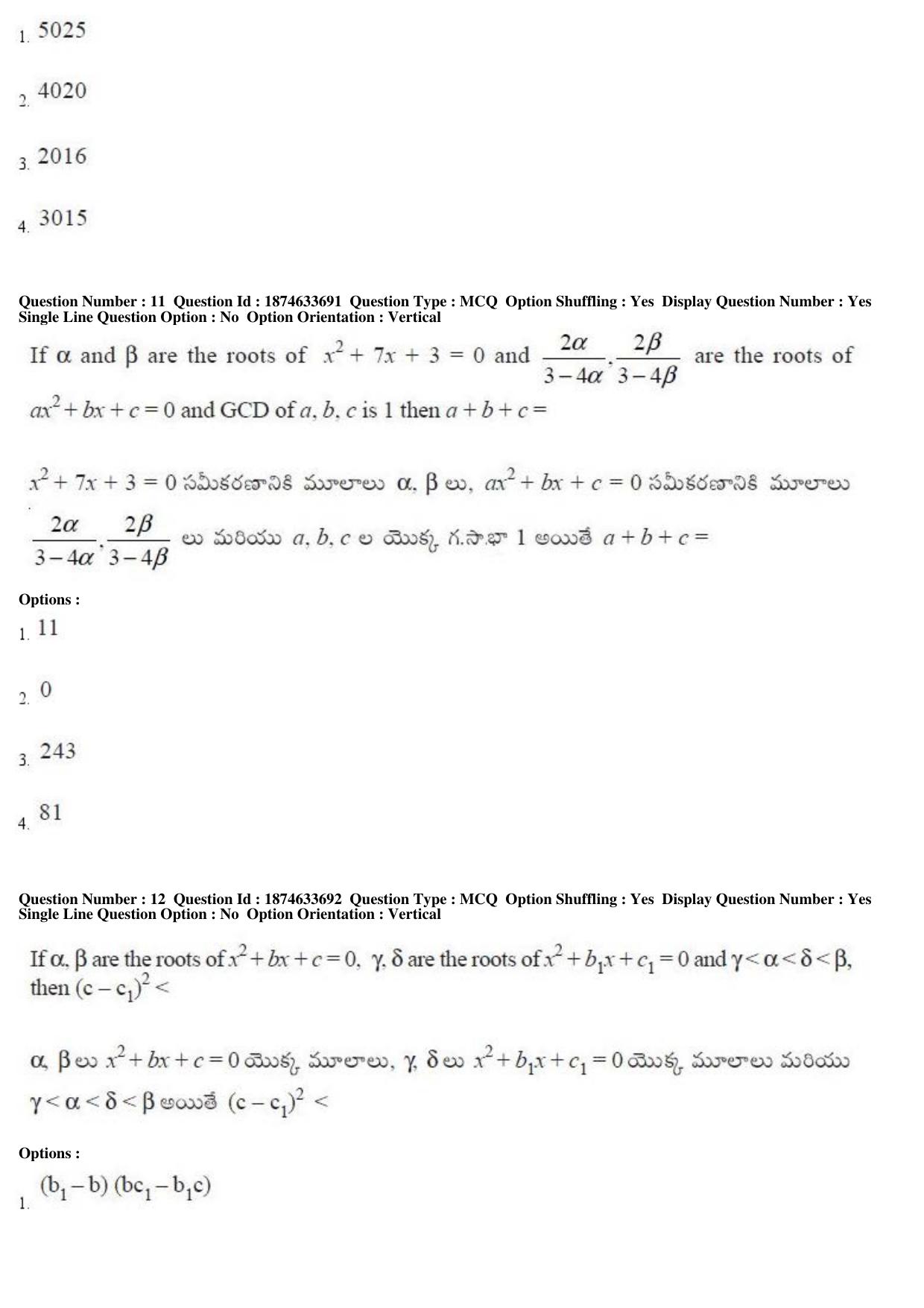 AP EAMCET 2019 Engineering Question Paper with Key (20 April 2019 Forenoon) - Page 8