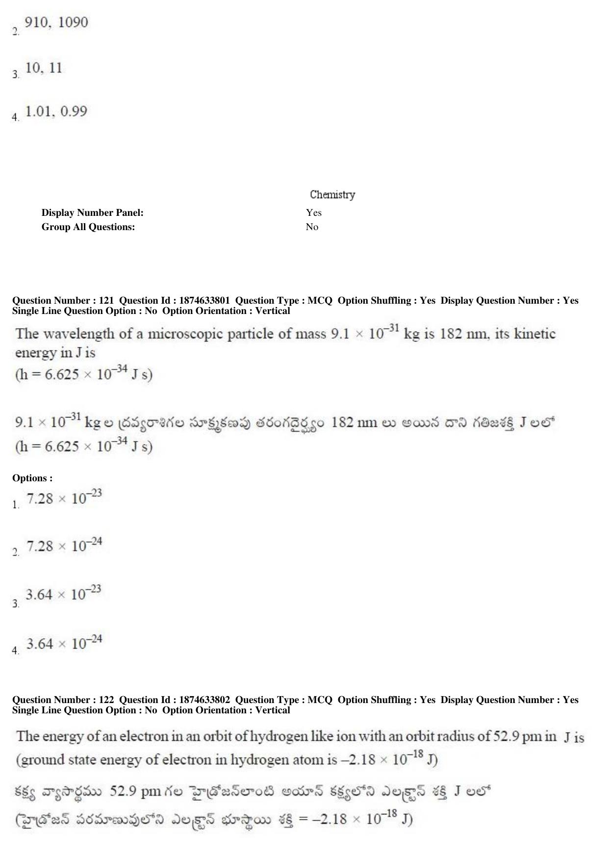 AP EAMCET 2019 Engineering Question Paper with Key (20 April 2019 Forenoon) - Page 74