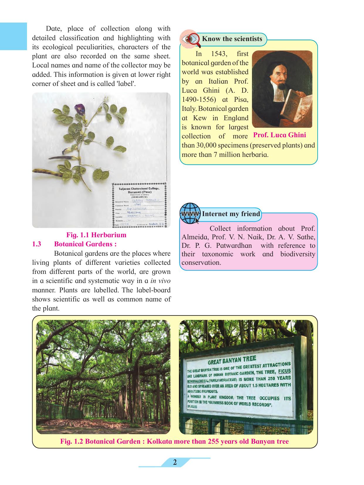 Maharashtra Board Class 11 Biology Textbook - Page 12