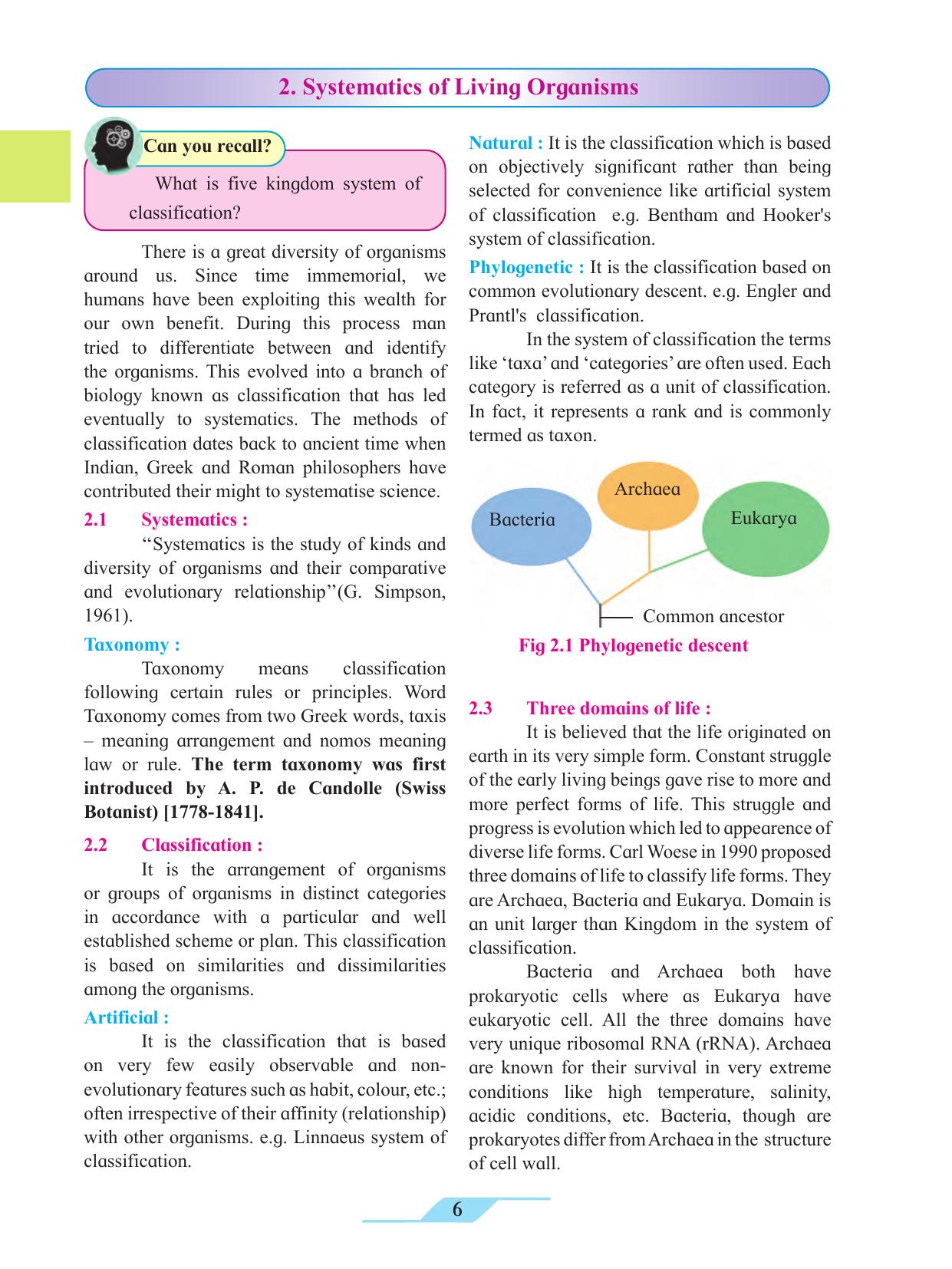 Maharashtra Board Class 11 Biology Textbook - Page 16