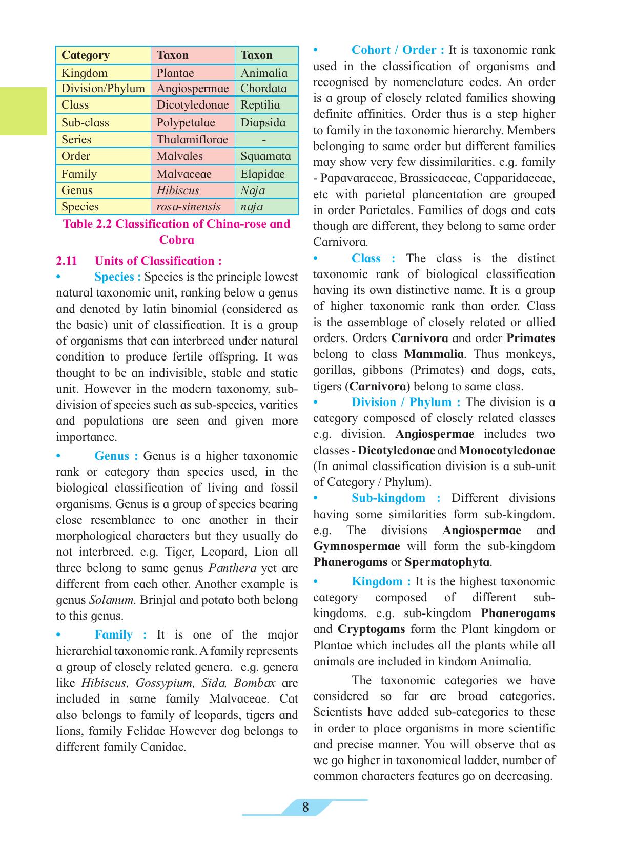 Maharashtra Board Class 11 Biology Textbook - Page 18