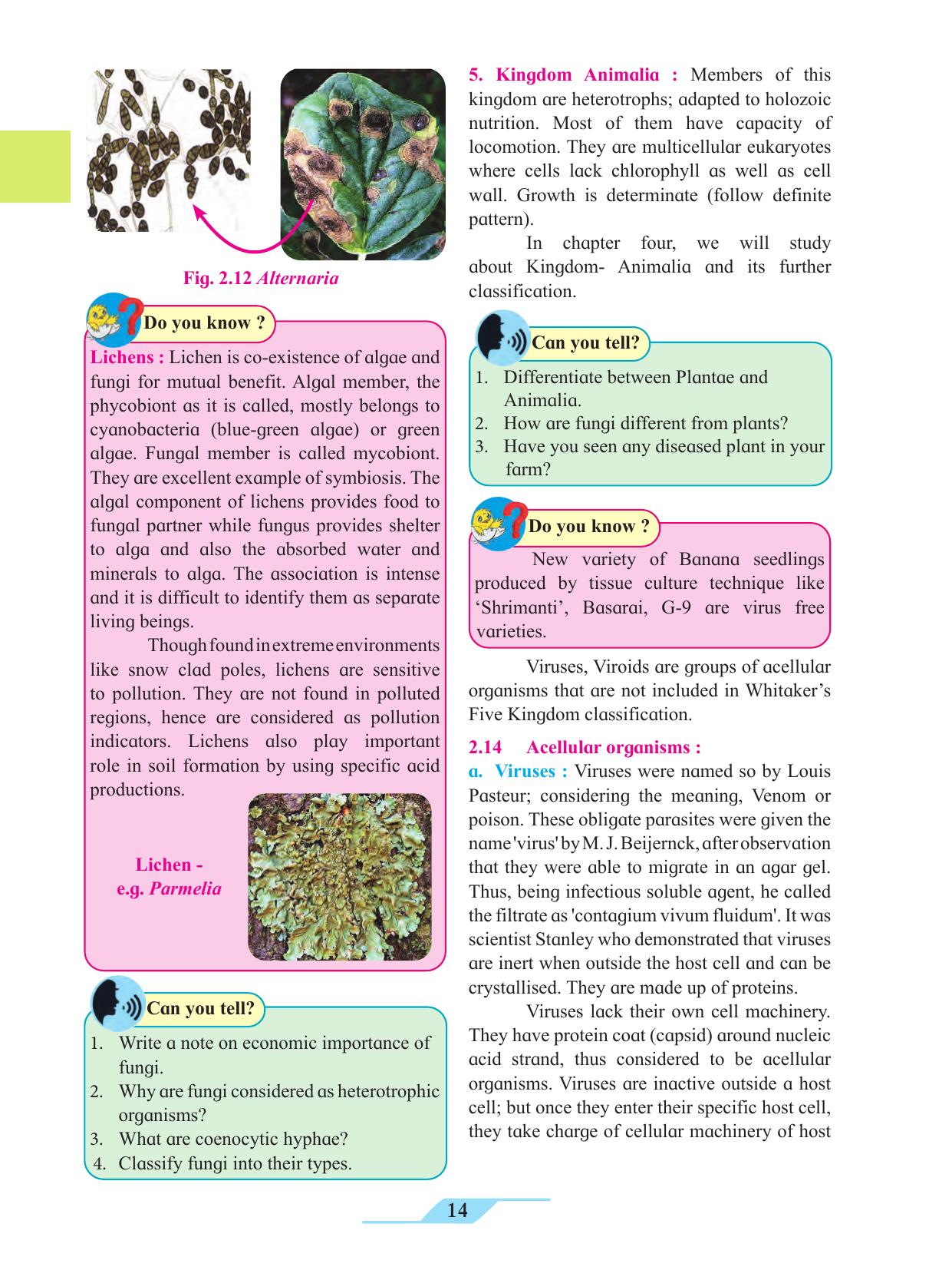 Maharashtra Board Class 11 Biology Textbook - Page 24