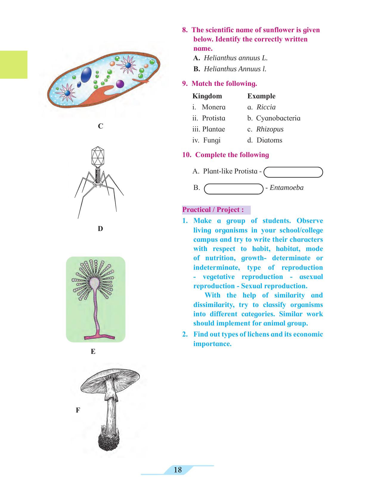 Maharashtra Board Class 11 Biology Textbook - Page 28