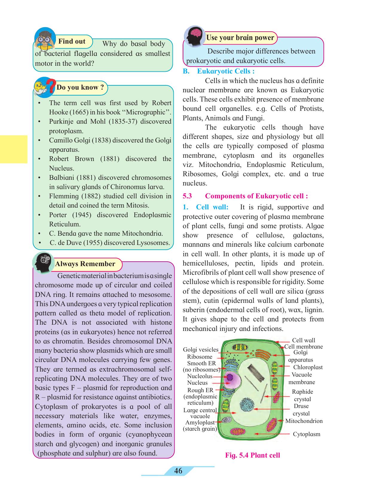 Maharashtra Board Class 11 Biology Textbook - Page 56