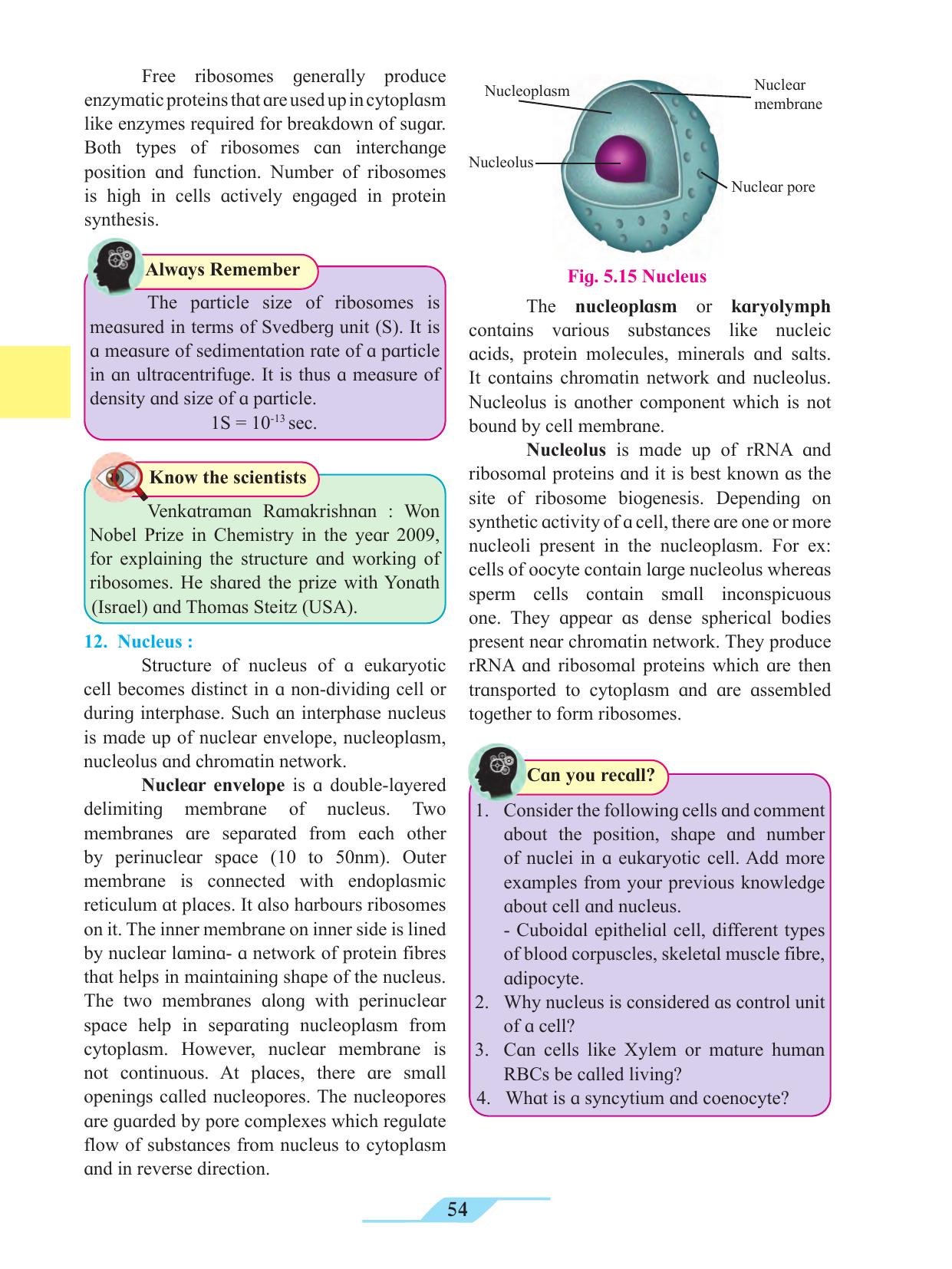 Maharashtra Board Class 11 Biology Textbook - Page 64