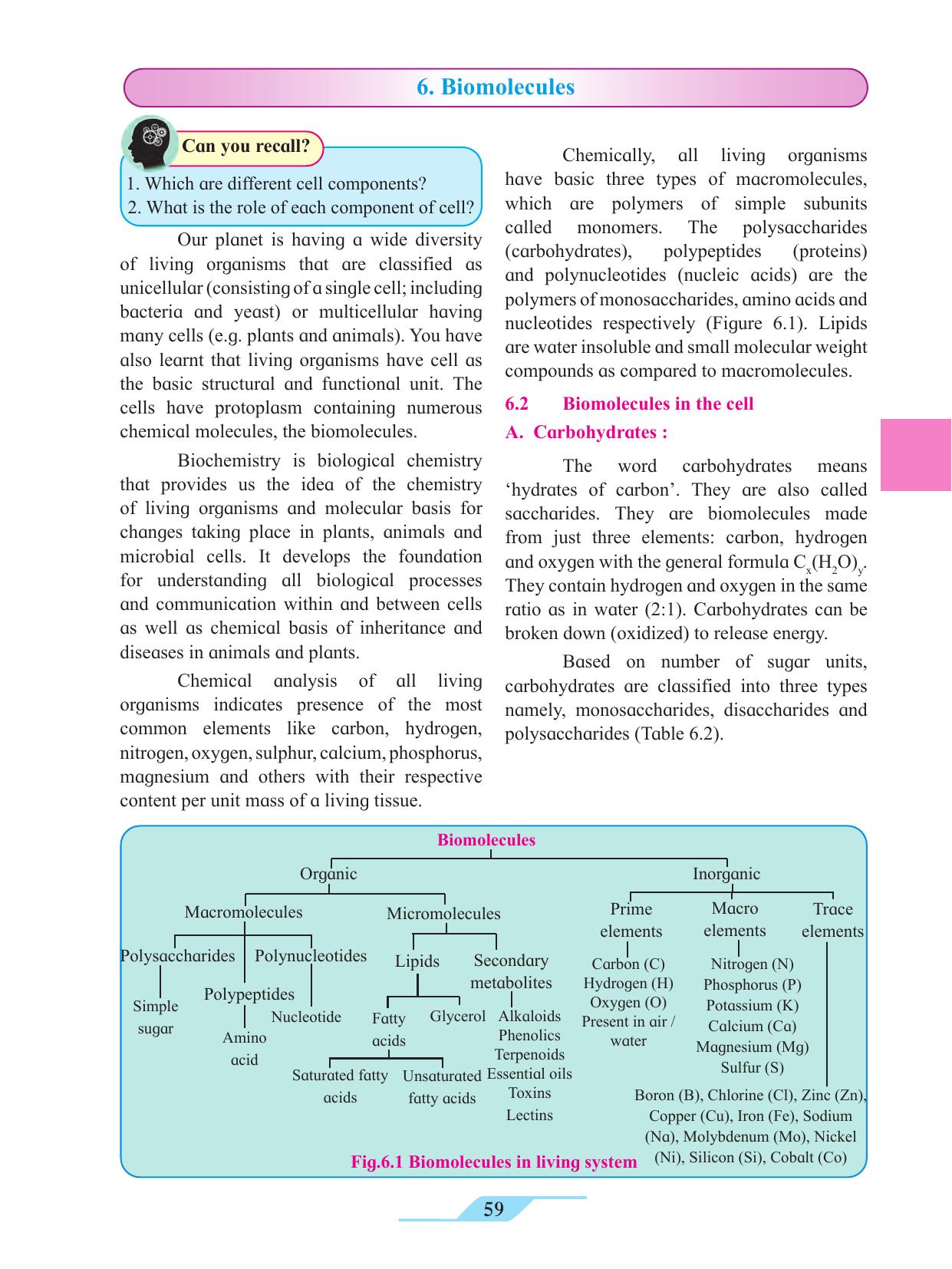 Maharashtra Board Class 11 Biology Textbook - Page 69