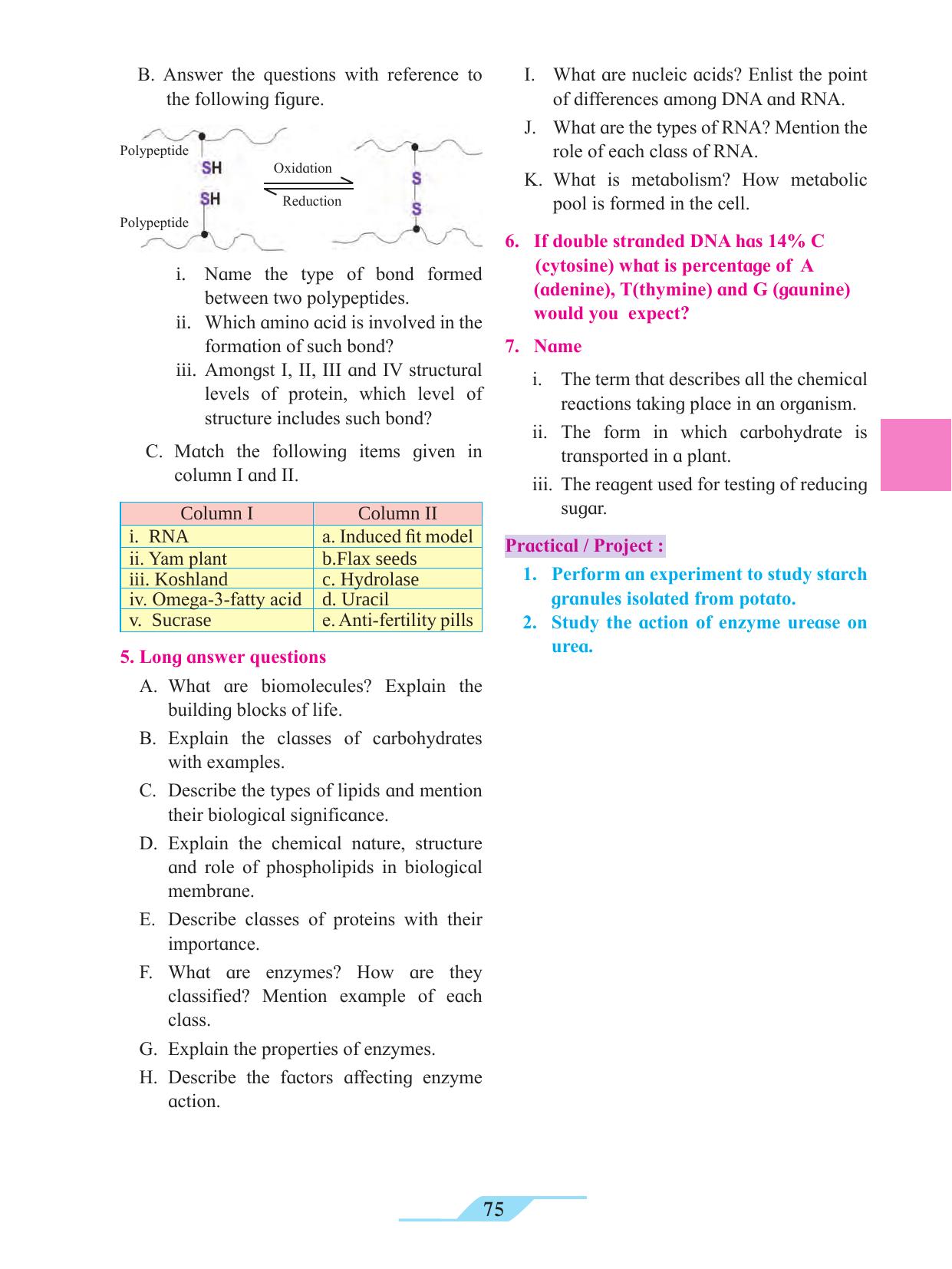 Maharashtra Board Class 11 Biology Textbook - Page 85