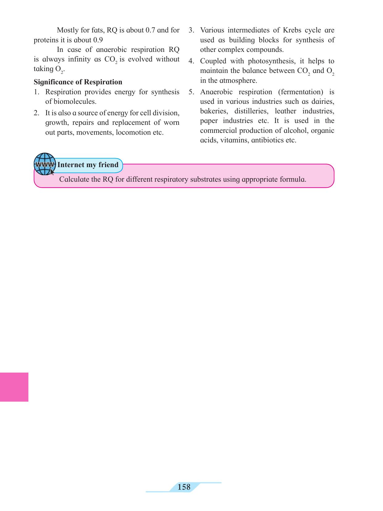 Maharashtra Board Class 11 Biology Textbook - Page 168