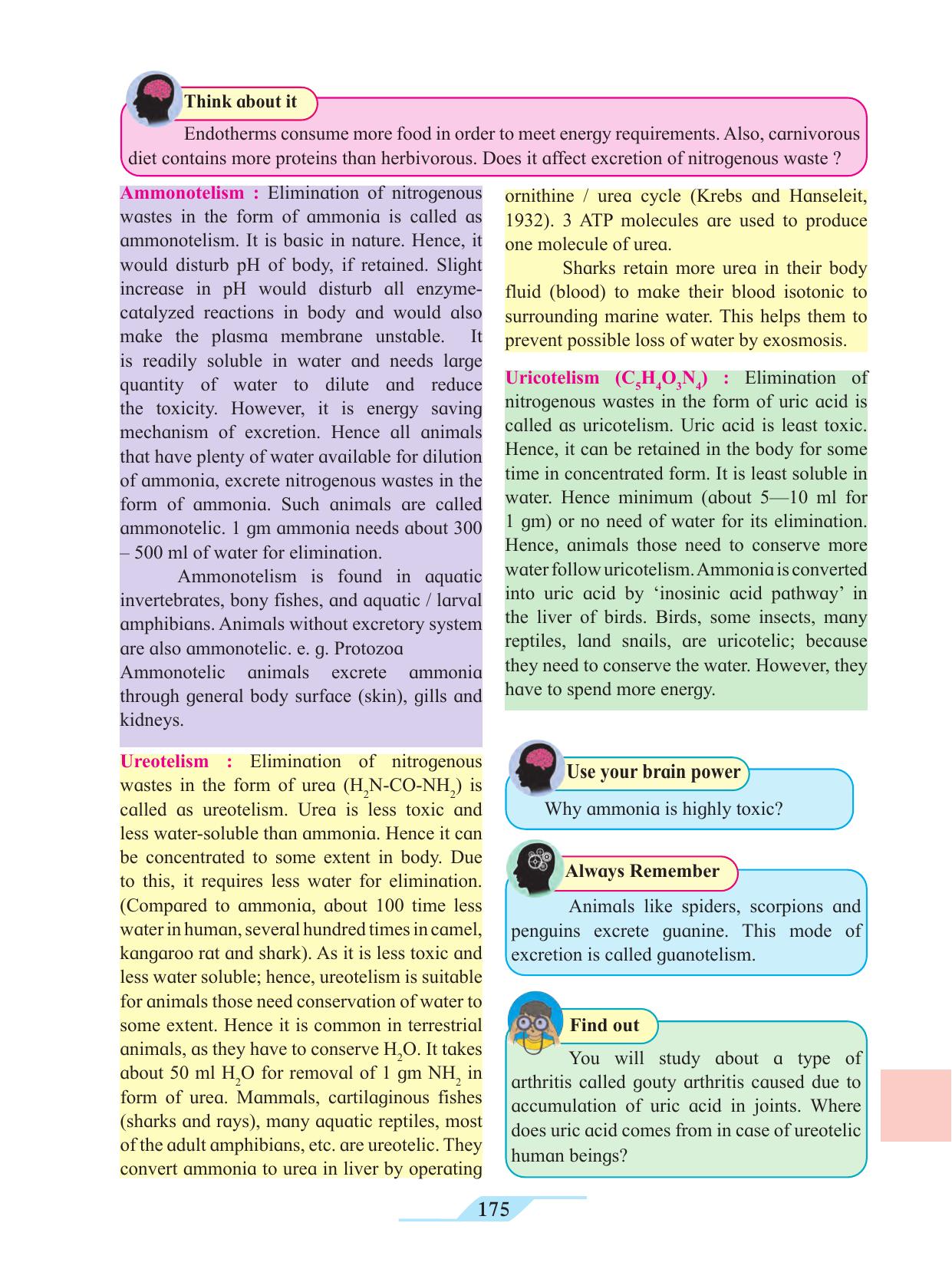 Maharashtra Board Class 11 Biology Textbook - Page 185