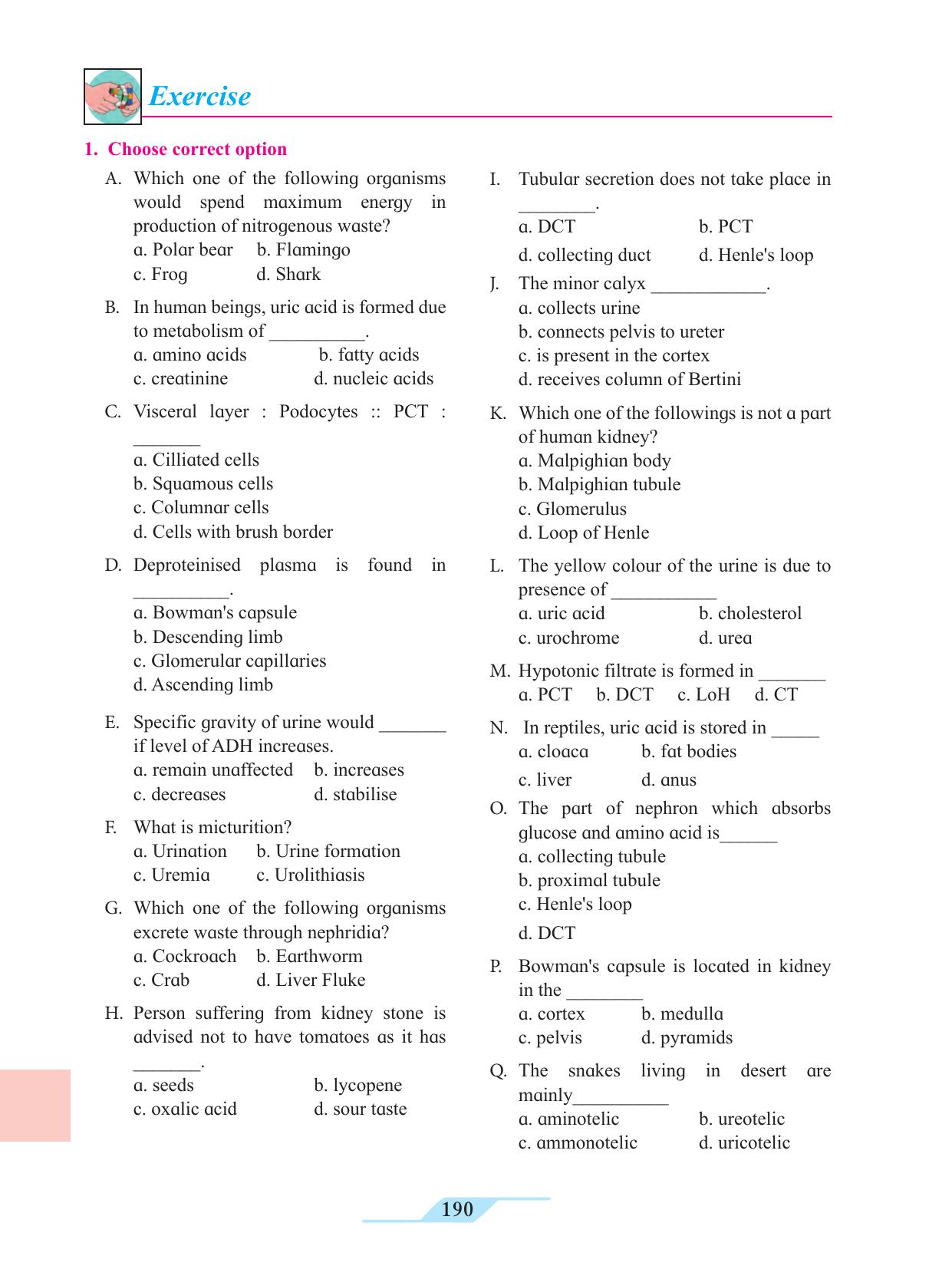 Maharashtra Board Class 11 Biology Textbook - Page 200