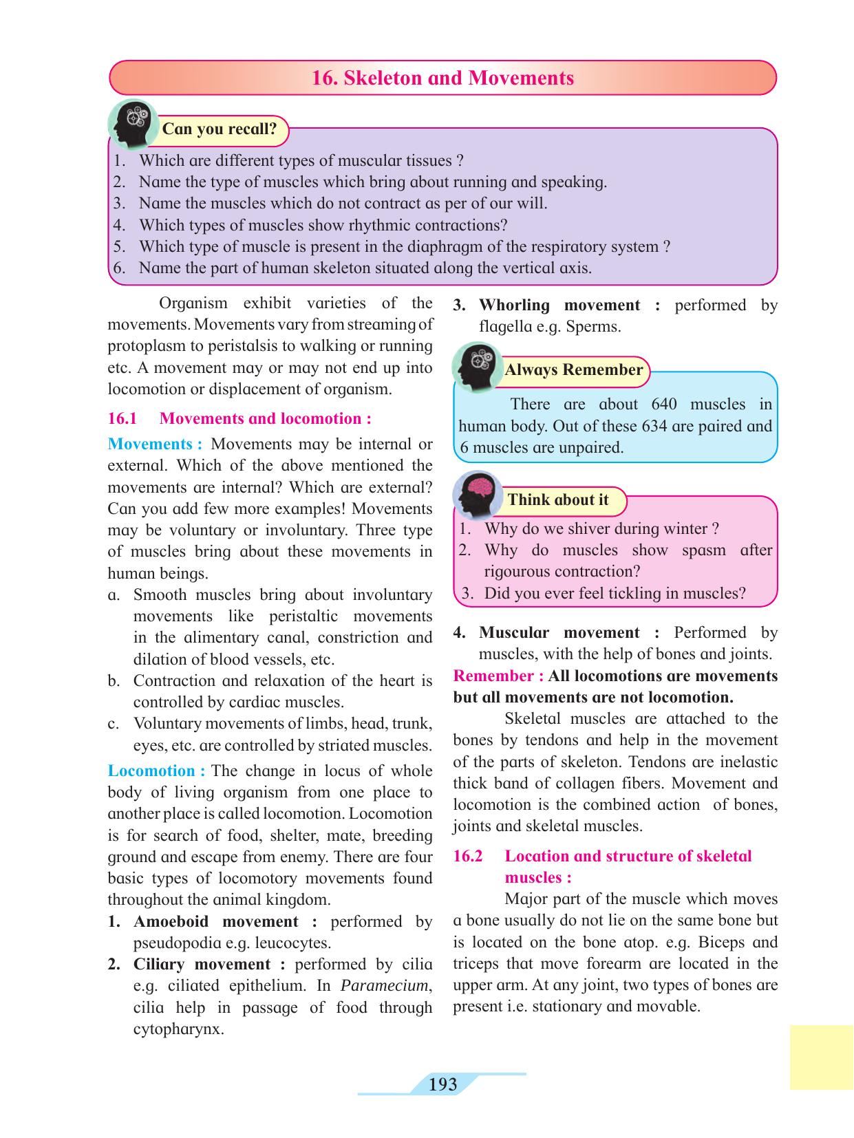 Maharashtra Board Class 11 Biology Textbook - Page 203