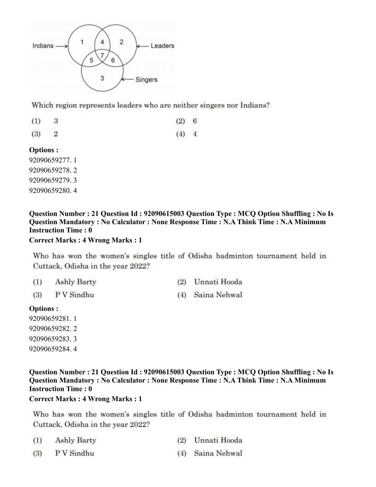 CUET PG 2023: SCQP24 – Physics(Eng)-Shift 3 (12-06-2023) Question Paper - Page 22