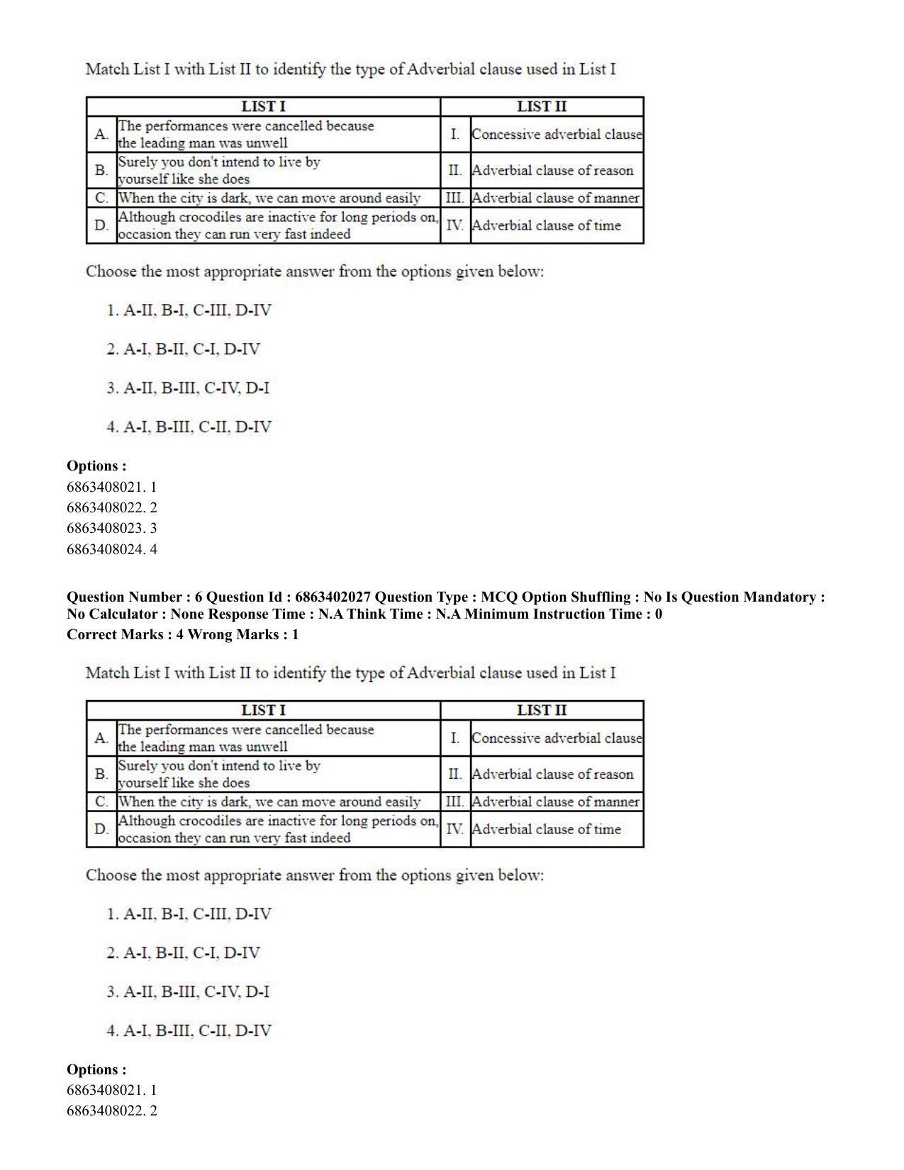 CUET PG 2023: ACQP21 – Shukla Yajurveda (BHU) (Eng.) - Shift 2 (5-06-2023) Question Paper - Page 13