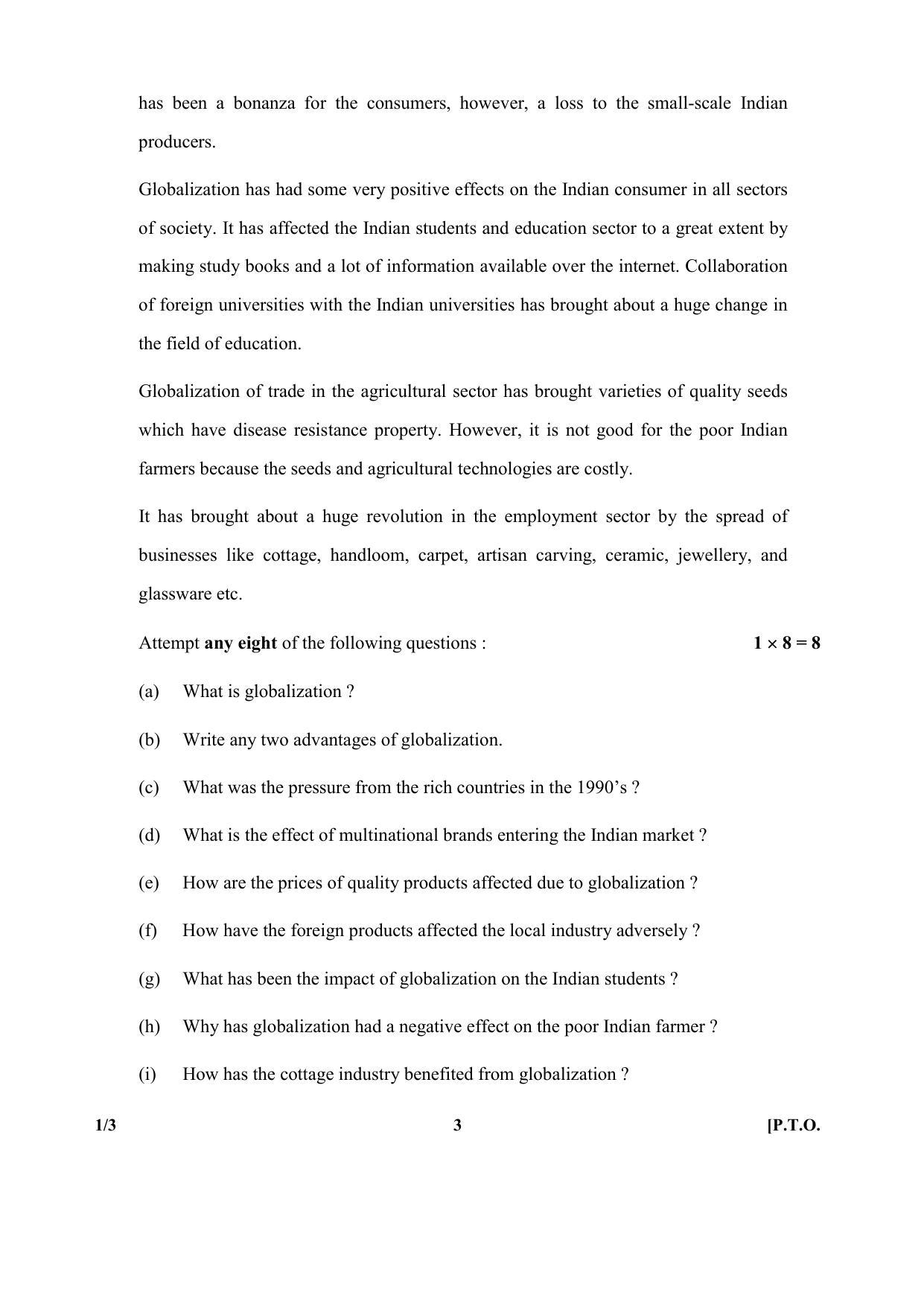 CBSE Class 10 1-3 (Eng.) SET-3 2018 Question Paper - Page 3