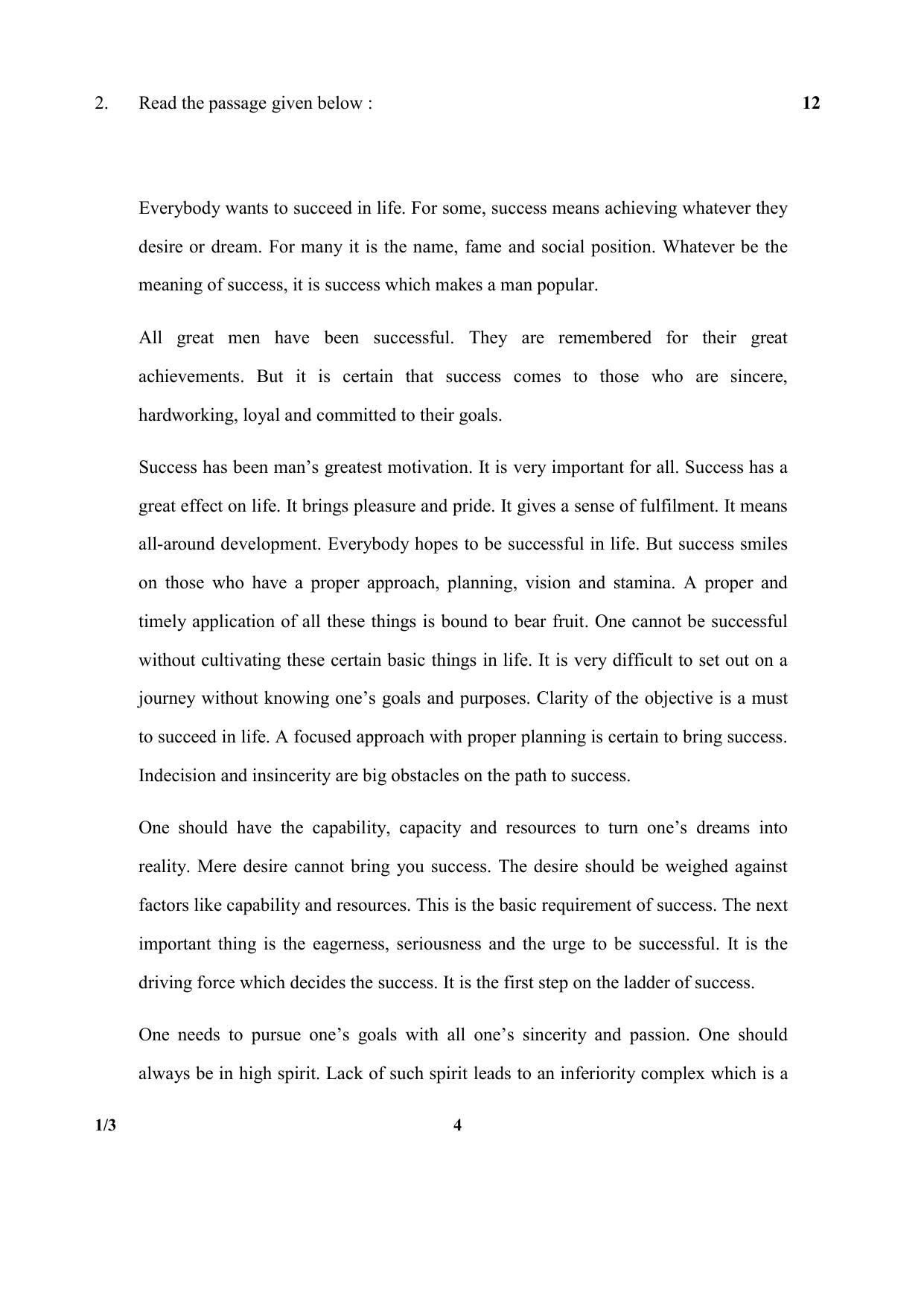 CBSE Class 10 1-3 (Eng.) SET-3 2018 Question Paper - Page 4