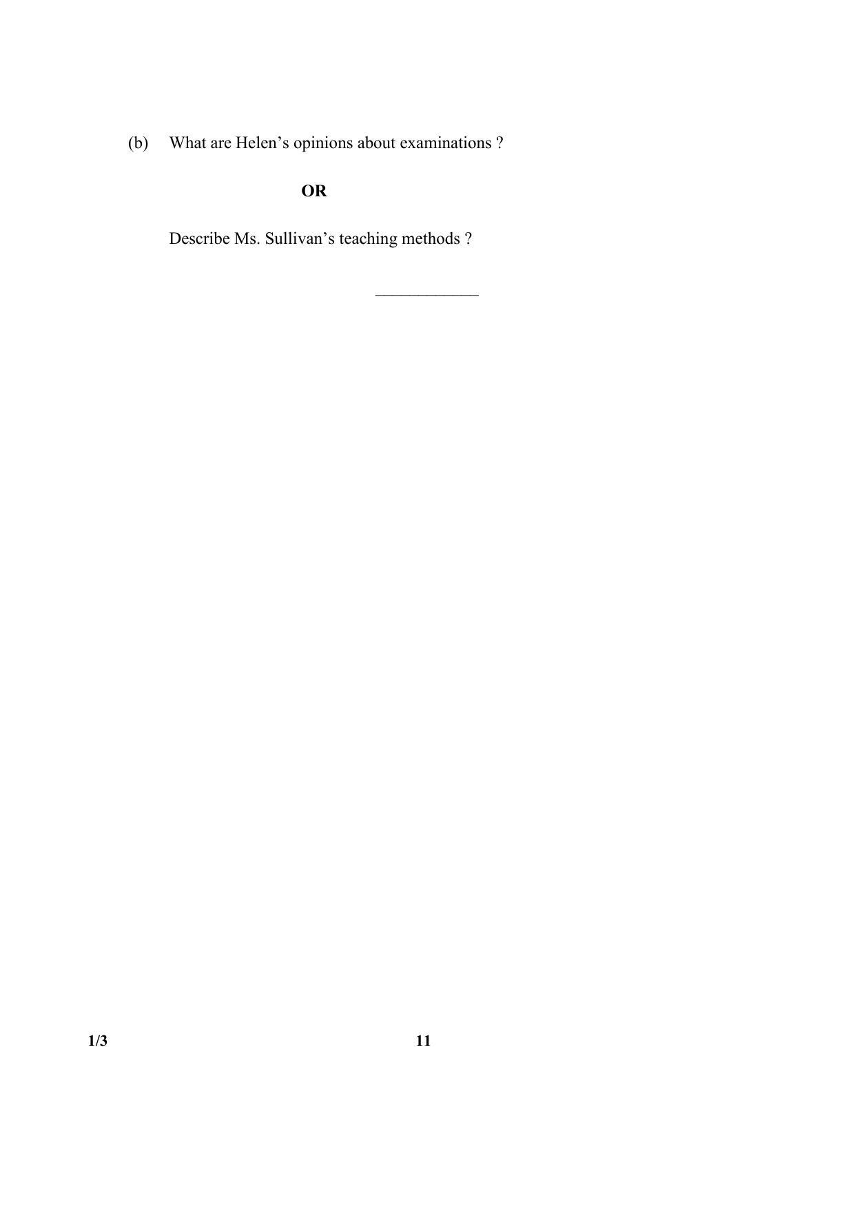 CBSE Class 10 1-3 (Eng.) SET-3 2018 Question Paper - Page 11