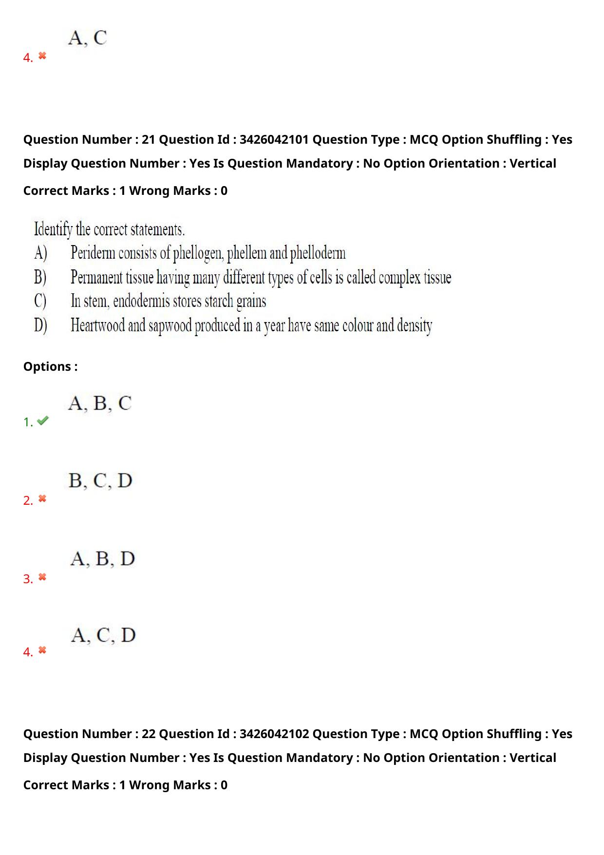 TS EAMCET 2021 Agriculture and Medical Question Paper with Key (10 August 2021 Forenoon (English )) - Page 20