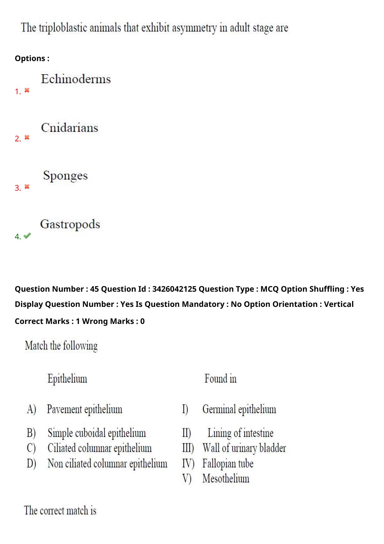 TS EAMCET 2021 Agriculture and Medical Question Paper with Key (10 August 2021 Forenoon (English )) - Page 41